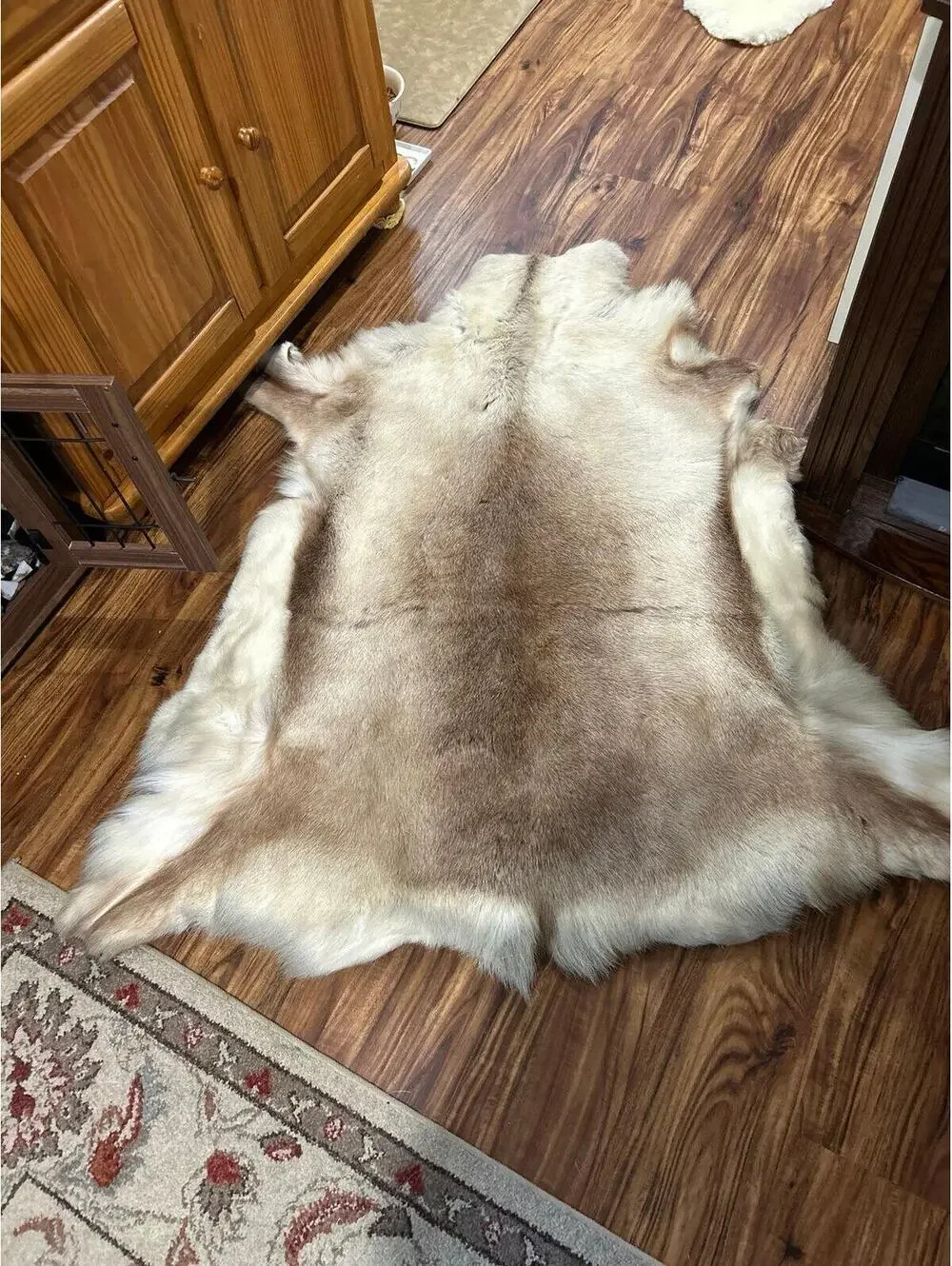 Genuine Deer or Caribou Hide Rug